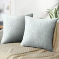 thumbnail image 4 of LALILO Throw Pillow Covers Pastel Blue Amp White Damask Damask Blue Baby Cushion Cover 18" x 18", 2 Pack, 4 of 6