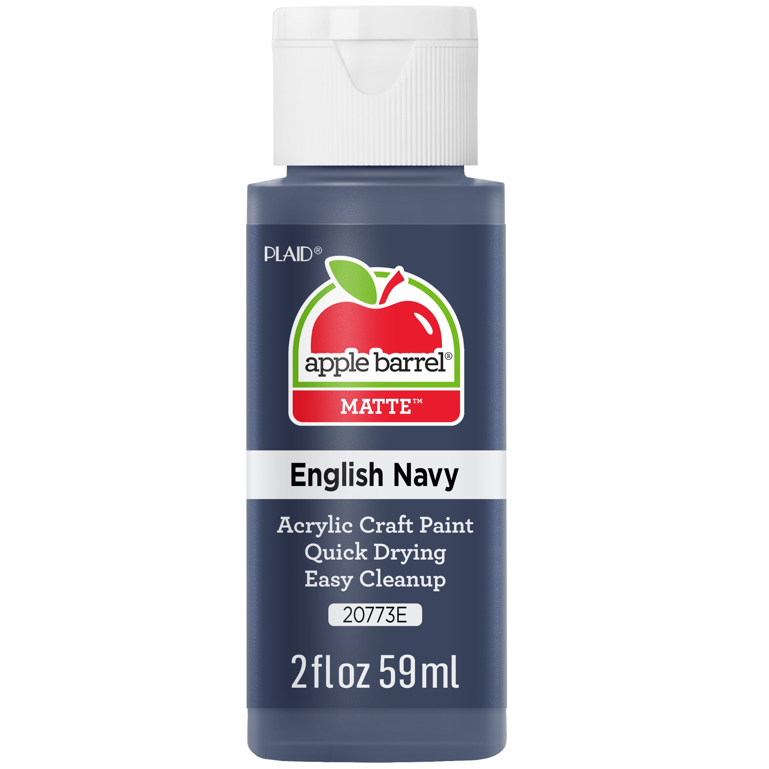 Apple Barrel Acrylic Craft Paint, Matte Finish, English Navy, 2 fl oz