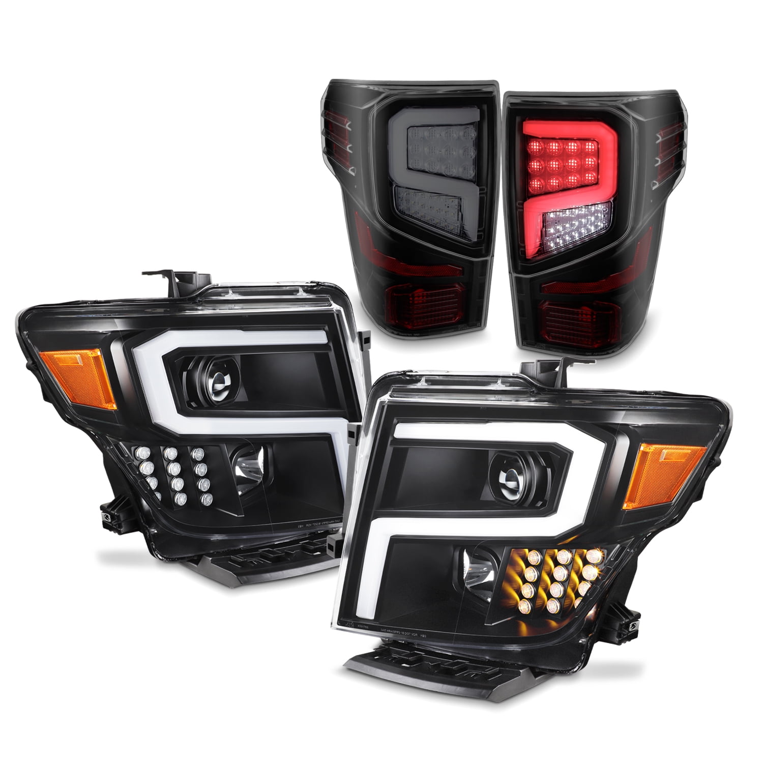 For 20162019 Nissan Titan LED Tail Lights & Headlights Combo