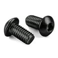 thumbnail image 2 of 1/4-20 x 1/2" Button Head Socket Cap Screws, Allen Socket Drive, Black Oxide, Grade 10.9 Alloy Steel, Fully Threaded, 100 PCS, 2 of 4