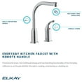 thumbnail image 4 of Elkay Everyday Kitchen Deck Mount Faucet with Remote Lever Handle Chrome, 4 of 4