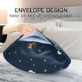 thumbnail image 4 of Yayeee Pillowcase Standard Size Set of 2 Satin Wrinkle Resistant Pillow Case, Christmas Whimsy, 4 of 8