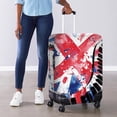 thumbnail image 4 of HELLHERO Roaring Lion Union Stretch Suitcase Cover for Family, All Size Bottom Zipper Dustproof Luggage Protective Cover, 4 of 7