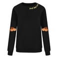 thumbnail image 4 of Inverlee Womens Thanksgiving Sweatshirts Funny Turkey Pumpkin Graphic Sweatshirt Comfy Long Sleeve Cotton Shirts Crewneck Tunic Pullover Tops, 4 of 4
