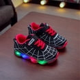 thumbnail image 3 of Kids Light Up Sneakers Toddler Boys Girls Luminous Breathable Trainers Walking Flash Shoes, 3 of 10