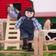 thumbnail image 4 of Juego de animales de granja de madera Tidlo, 10 piezas, para niños de 3 años o más, 4 of 6