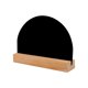 thumbnail image 2 of Mini pizarra de madera de 10 piezas, letreros de boda con bases de portatarjetas, trasero lindo de doble cara para fiestas de cumpleaños, Forma de semicírculo perfecl Pizarra de doble cara, 2 of 8
