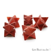 Red Jasper Merkaba Star Octahedron Metaphysical Crystal Reiki Healing Gemstone