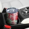 thumbnail image 5 of 20 Oz Pioneer Flower Coffee Tumbler Double Wall Insulated Stainless Steel Water Bottle | Metal Reusable Thermoses Flask with Cup Cap | Leak & Sweat Proof with Anti-Dust Lid, 5 of 7