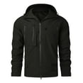 BVnarty Men's Tactical Jacket Lightweight Waterproof Windproof Hooded
