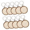 thumbnail image 1 of 10 llaveros de madera sin terminar, estilo vintage, para bolso de coche. 2 cm a 3 cm, 1 of 9