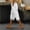 White, variant on Outfmvch Capri Pants for Women Cropped Pant Cropped Linen Pants Women Yoga Sweatpants Wide Leg Palazzo Gaucho Pants for Women Straight Leg Drawstring Pedal Pushers for Women Lounge Sweatpants Green L