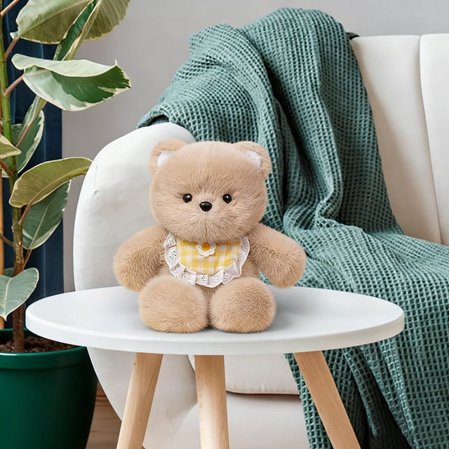 Oso de peluche corriendo | Almohada de peluche suave y acogedora | Muñeco suave y tierno para niños, bebés y adultos | Regalo de cumpleaños para la hora de dormir