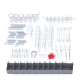 thumbnail image 1 of Crochet de Planche de Rangement, 228 Pcs Assortiment de Crochets de Planche Solution Innovante, 1 of 7