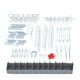 thumbnail image 1 of 228 piezas de ganchos de tablero de clavijas surtido de ganchos de almacenamiento de tablero de clavijas sistema de colgador de herramientas de tablero de clavijas con contenedores de tablero de clavi, 1 of 14
