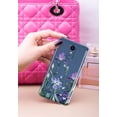 thumbnail image 3 of FINCIBO Soft TPU Clear Case Slim Protective Cover for LG K10/ K10+ Plus K30 2018, Irises Flowers, 3 of 4