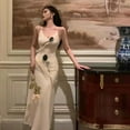 thumbnail image 1 of Une Robe en Lin pour Filles pour Femmes 2024 Nouvelle Mode Décontractée Sans Manches Unie Débardeur Robe d'Été Chic Vintage Plissée Ample Robe Maxi, 1 of 7