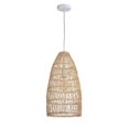 thumbnail image 2 of Warehouse of Tiffany Rattan Cage Basket 1-Light Eren Cream Pendant Light, 2 of 5