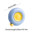thumbnail image 4 of Qocolcyl Under 1$ Round Pastel Retractable Tape Measure,79 Inch Dual Scale Soft Measuring Ruler,Portable Plastic Inch CM Tape for Sewing Tailor Body Waist Height Fabric & Home Craft Measurement,Blue, 4 of 7