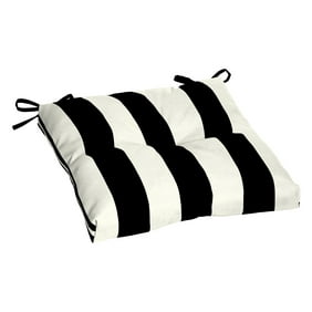Better Homes & Gardens Black & White 19 x 18 in. Outdoor Seat Pad