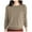 3-Khaki, variant on Women's Casual Loose Fit Mens Graphic Sweaters Knitted Pullover Sweater Low Soft Sweaters Cut Round Neck Lightweight Ladies Cable Knit Sweaters Top for Fall Winter