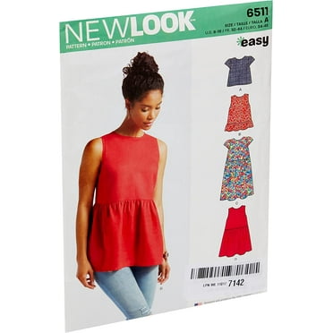 Simplicity New Look Miss Dress & Top Pattern, 1 Each