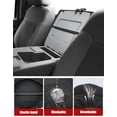 thumbnail image 6 of KBH Center Console Cover for 2011-2016 F250 F350 Super Duty, Middle Console Armrest Lid Cover Protector for Truck Interior Accessories, Black Washable Fabric(Jump Seat Console Only), 6 of 8