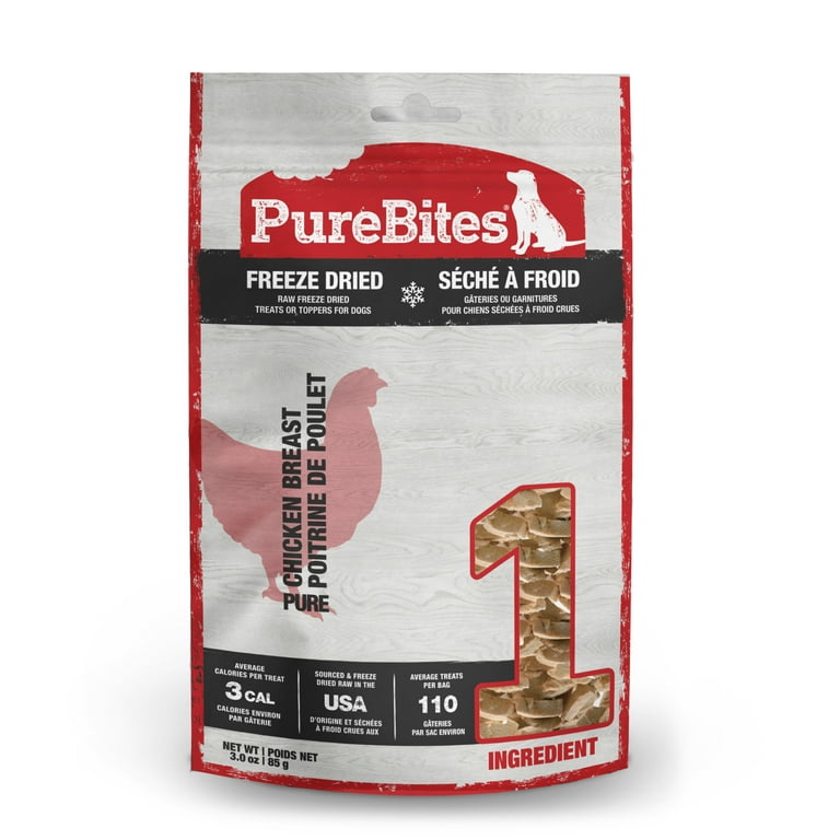 Freeze Dried Chicken Breast Dog Treats, 3oz photo 1