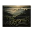thumbnail image 3 of Designart "Dynamic Views of the Vineyard II" Landscapes Print on Natural Pine Wood, 3 of 5