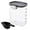2.5-Quarts, variant on + by Progressive International Clear Plastic Airtight Food Baker's Kitchen Storage Organization Container Canister Set with Magnetic Accessories (Specialty Sugar 1.5-Quart)