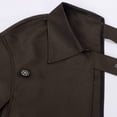 thumbnail image 4 of Hzzsbu Steampunk Half Shoulder Cloak with Silver Buckle for Unisex, 4 of 7