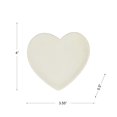 thumbnail image 3 of Make Market White Ceramic Heart Trinket Tray, 4", 12 Pack, 3 of 4
