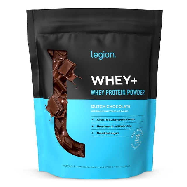 Protein Powder LEGION Whey+ Whey Isolate Grass-Fed 15 Serv