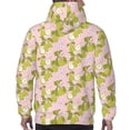thumbnail image 7 of Pofeuu Pears And Flower Print Mens Casual Hooded Collar Drawstring Hoodies Pullover Sweatshirts Casual Long Sleeve Shirts-XX-Large, 7 of 7