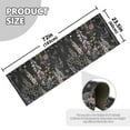 thumbnail image 5 of Yayeee Runner Rug for Bedroom 2'x6' Machine Washable Hallway Non Slip Mat, Dark Flowers Pattern, 5 of 8