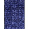 thumbnail image 1 of Ahgly Company Indoor Rectangle Abstract Blue Modern Area Rugs, 4' x 6', 1 of 4