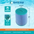 thumbnail image 3 of Hurricane 3 Pack HF6H502-01M Elite Aseptic Pool Filter Cartridge Replacement, 3 of 12