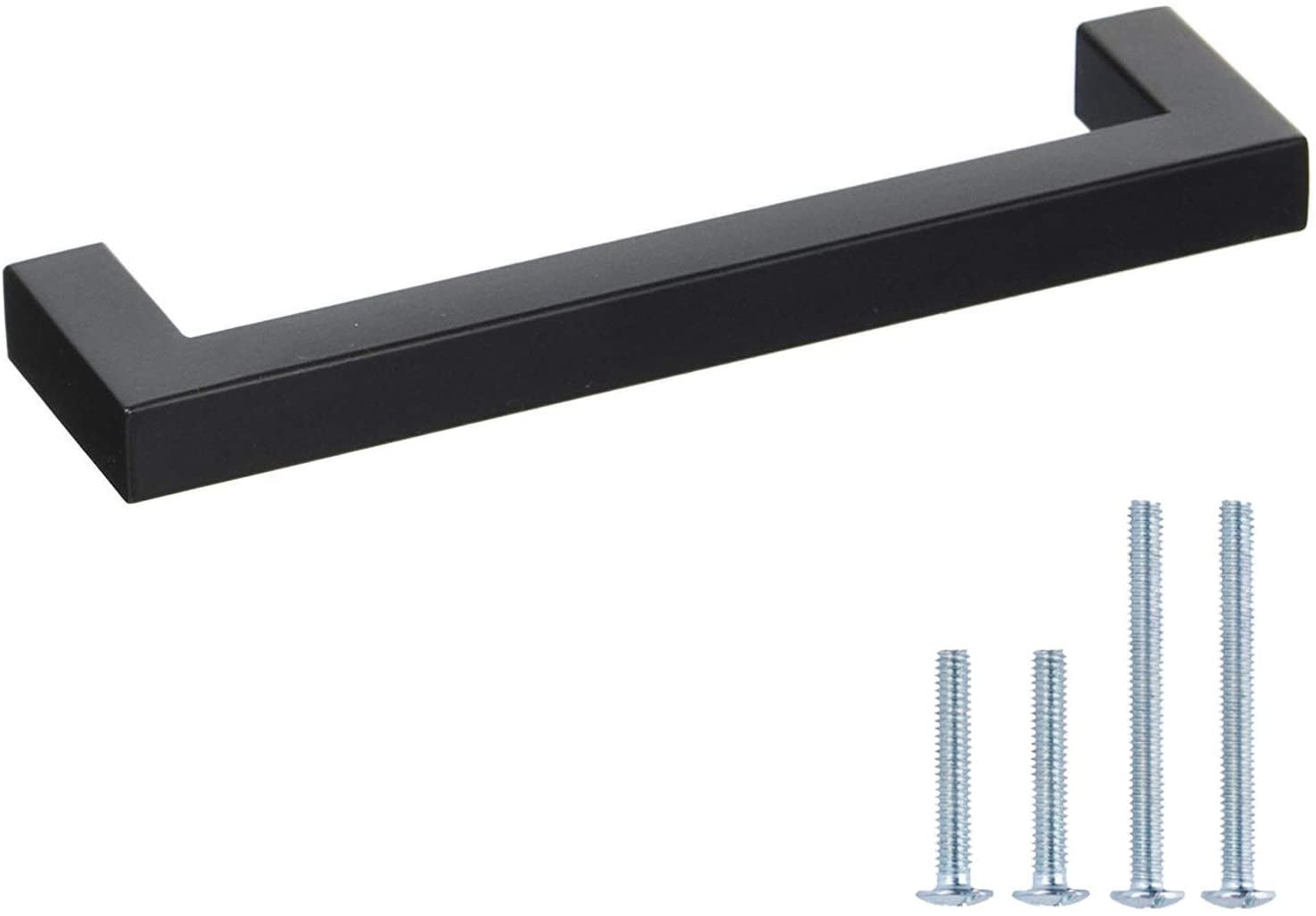 10Pack Goldenwarm Black Square Bar Cabinet Pull Drawer Handle Stainless Steel Modern Hardware for Kitchen and Bathroom Cabinets Cupboard Center to Center 3-1/2in 90mm 10Pack Goldenwarm Black Square Bar Cabinet Pull Drawer Handle Stainless Steel Modern Hardware for Kitchen and Bathroom Cabinets Cupboard Center to Center 3-1/2in 90mm