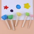 thumbnail image 3 of Miangastore 25pcs Kids Painting Use Sponge Brush Portable Graffiti Sponge Brush Practical Painting Brush, 3 of 9
