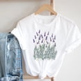 thumbnail image 1 of Camiseta con estampado Floral de flores de los 90 para mujer, ropa de calle de estilo de dibujos animados para mujer, camiseta estampada, camiseta gráfica para mujer Tan Jianjun unisex, 1 of 2