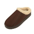 thumbnail image 3 of Fuzzy Slippers for Women Cozy Platform Warm Winter Slip On House Shoes Fluffy Soft Memory Foam Anti-Skid Rubber Sole Bedroom Indoor Outdoor Slippers, 3 of 10