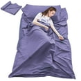 thumbnail image 1 of Drap de Sac de Couchage de Voyage Camping Léger Drap d'Hôtel Compact, 1 of 4