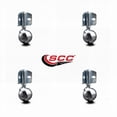 thumbnail image 2 of 2 Inch Bright Chrome Metal Ball Caster – Corner Mount Bracket – Set of 4 – SCC, 2 of 2