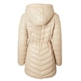 thumbnail image 2 of Sportoli Womens Winter Coat Reversible Faux Fur Lined Quilted Puffer Jacket - Beige (Small), 2 of 8