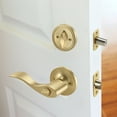 thumbnail image 2 of Design House Springdale Universal Interior/Exterior Keyed Entry Door Handle, Satin Gold, 2 of 19