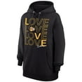 thumbnail image 2 of Women's G-III 4Her by Carl Banks  Black Los Angeles Lakers Basketball Love Fleece Pullover Hoodie, 2 of 3