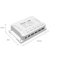 thumbnail image 2 of Amdohai 4CH PRO 4-gang Wi-Fi Smart Switch with RF Control 4 Way Home Automation Switch Module Compatible with Home, 2 of 7