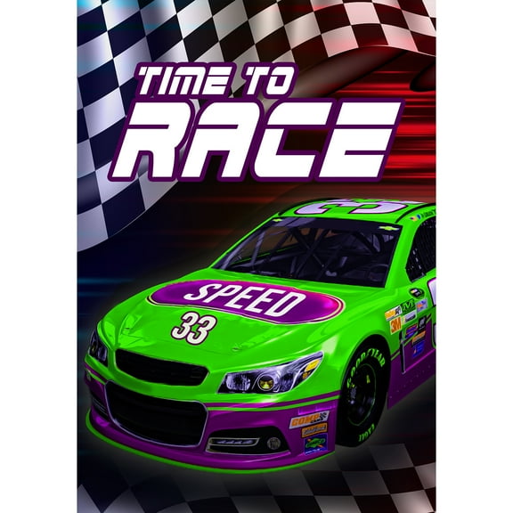 America Forever Start Your Engines Racing House Flag, 28 x 40 inch Double Sided, NASCAR Race Car Banner, Checkered Flag Decoration, Motorsports Outdoor Decor, Racing Fan Yard Flag