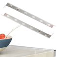 thumbnail image 3 of 2PCS Stove Gap Covers Stainless Steel Gap Covers Lightweight Durable Easy to Clean Cover Stovetop to Counter Filler Guard Spills on Countertop Stove Guard for Spills, 3 of 7