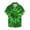 Shirt - A03 Mint Green, variant on St Patricks Day T Shirts for Men St Paddy's Shenanigans Shamrock Print Irish Green Shirt Plus Size Short Sleeve V Neck Top Casual Lightweight Tops